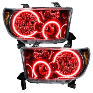 Toyota Tundra Headlight Assemblies - ORACLE Lighting - ColorSHIFT with BC1 Controller - Black Housing - `07-`13